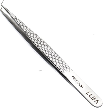 LLBA Lash Tweezer Professional Volume False Lash Application Tool | Multi Shapes & Purposes Tweezers | Non-Slip Grip Tweezers for Volume, Isolation & Classic Lashes Galaxy, Move It Classic