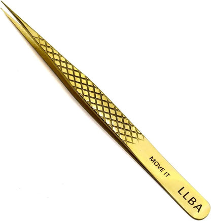 LLBA Lash Tweezer Professional Volume False Lash Application Tool | Multi Shapes & Purposes Tweezers | Non-Slip Grip Tweezers for Volume, Isolation & Classic Lashes Galaxy, Move It Classic