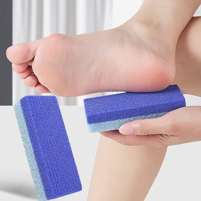 Foot Pumice Stone Exfoliating Pumice Stone Foot Scrubber Sponge Hard Skin Removal Foot Care for Callus Remover, Feet Smooths Skin - Blue