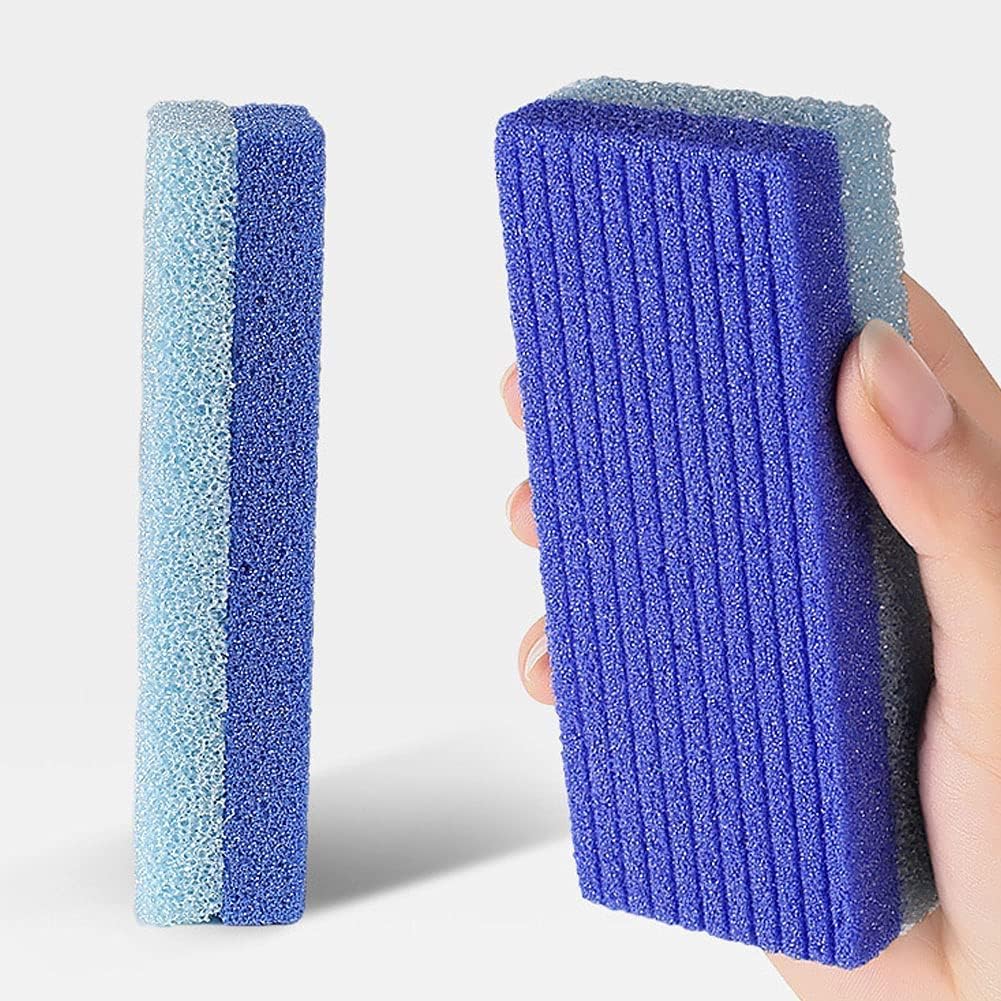 Foot Pumice Stone Exfoliating Pumice Stone Foot Scrubber Sponge Hard Skin Removal Foot Care for Callus Remover, Feet Smooths Skin - Blue