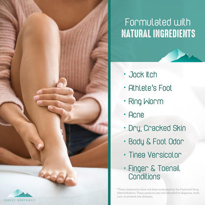 Tea Tree Oil Foot Soak with Epsom Salt Bundled with Tea Tree Lotion and Tea Tree Body Wash helps Athletes Foot, Body Odor, Softens Toenails,and dry and Cracked, Smelly Feet.