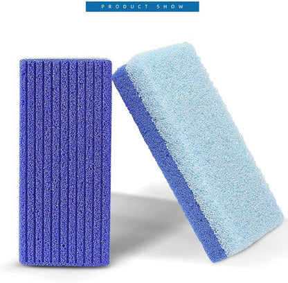 Foot Pumice Stone Exfoliating Pumice Stone Foot Scrubber Sponge Hard Skin Removal Foot Care for Callus Remover, Feet Smooths Skin - Blue